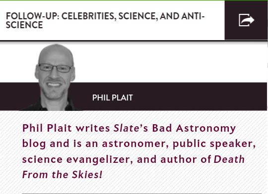 Phil Plait Follow-Up