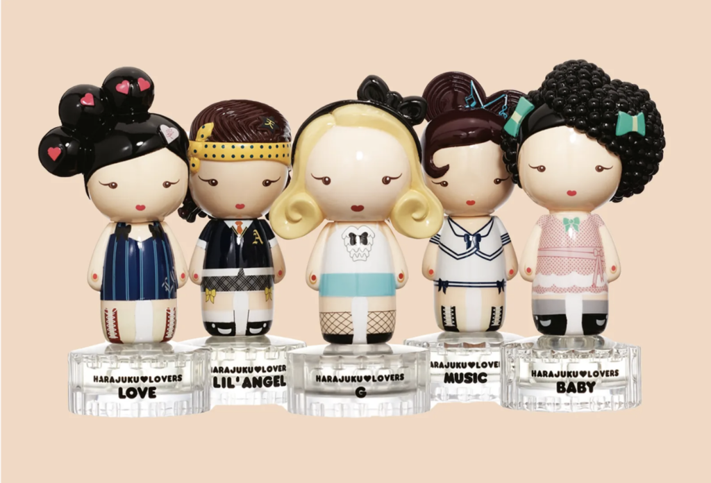 harajuku lovers fragrance bottles